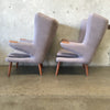 Pair of Papa Chair Style By Designform Gordon Lounge Chair