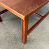 Vintage Mid Century Modern Walnut Side Table