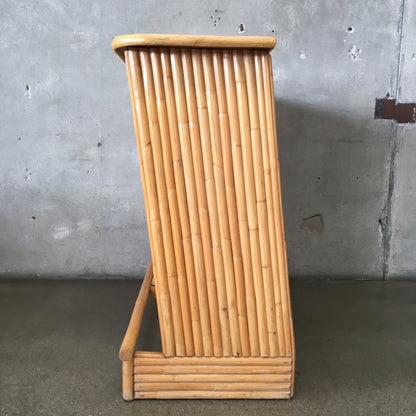 Vintage Mid Century Modern Bamboo - Rattan Bar