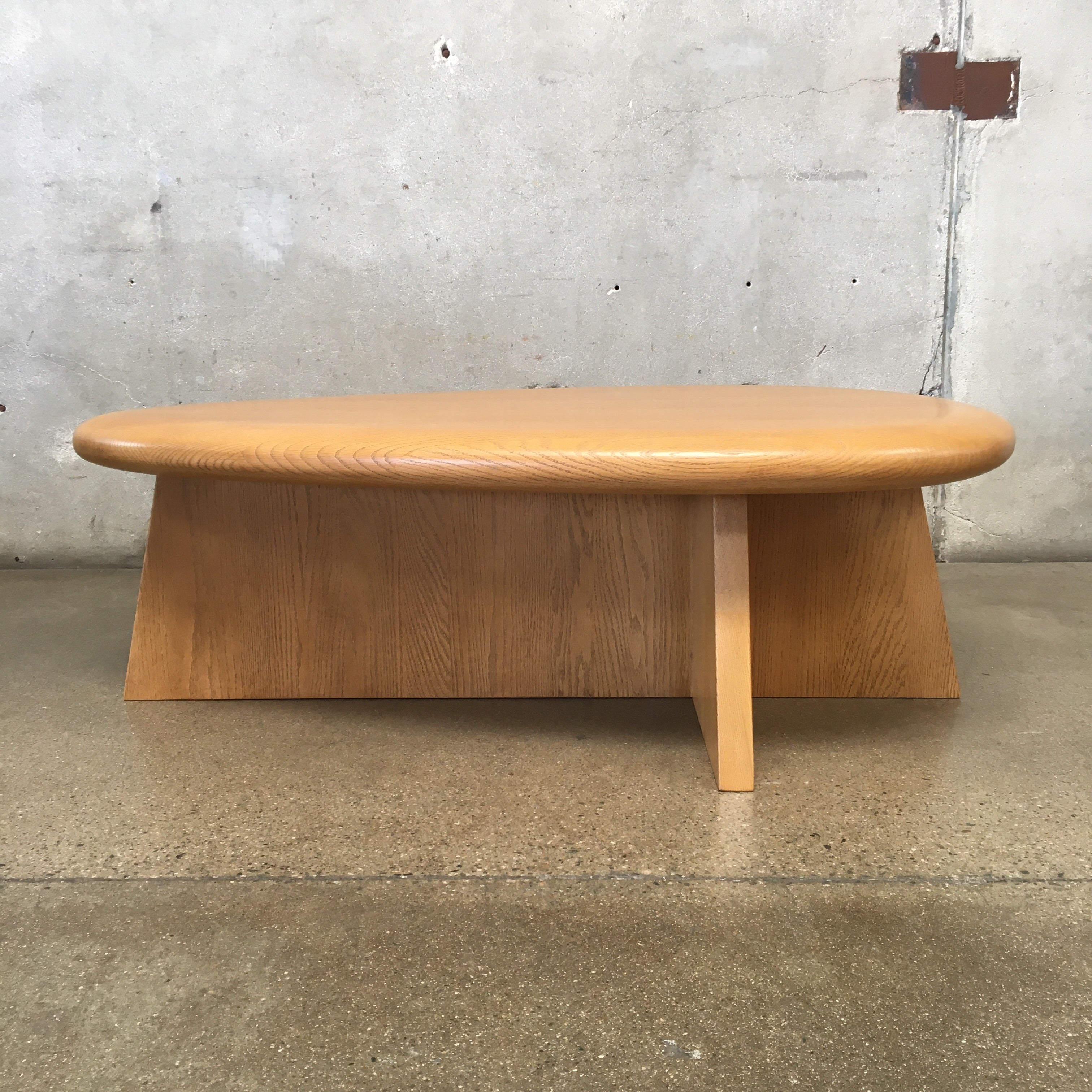 Pisces Coffee Table – Hand-Sanded Red Oak – Sixpenny