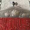 1920's  Red Beaded Evening Bag