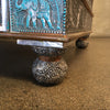 50's Vintage Silver Plated Puja Altar Cabinet
