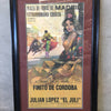 Vintage Cordoba Bullfighter Poster