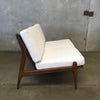 Mid Century Danish Love Seat - Stamped Made In Denmark