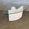 Post Modern Tessellated Maltan Stone Coffee Table