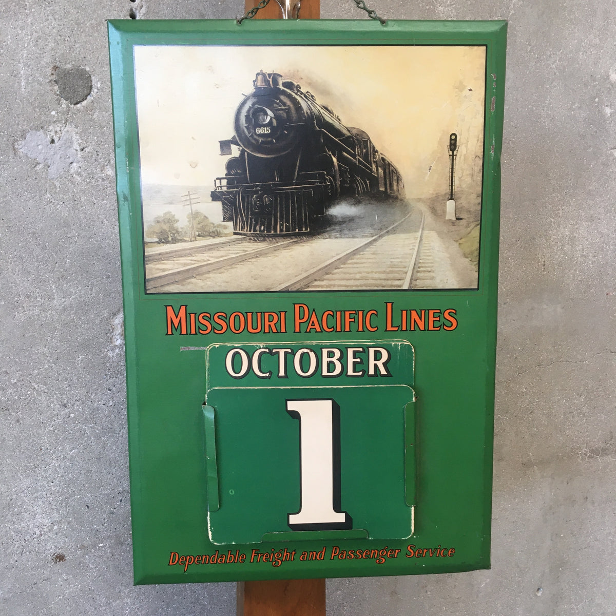 Missouri Pacific Lines Wall Calendar