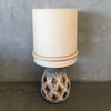 Mid Century Ceramic Lamp With Shade