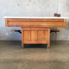 Industrial Workbench With Retractable Stools
