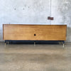 Soho High TV Console In Acacia Wood