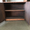 Mid Century Walnut Veneer Room Divider Bookcase