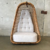 70's Hanging Basket Chair w/New Upholstery