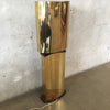 MCM  Original 70's Curtis Jere Brass/Wood Table Lamp & Shade