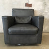 Modern Roche Bobois Swivel Lounge