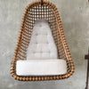 70's Hanging Basket Chair w/New Upholstery