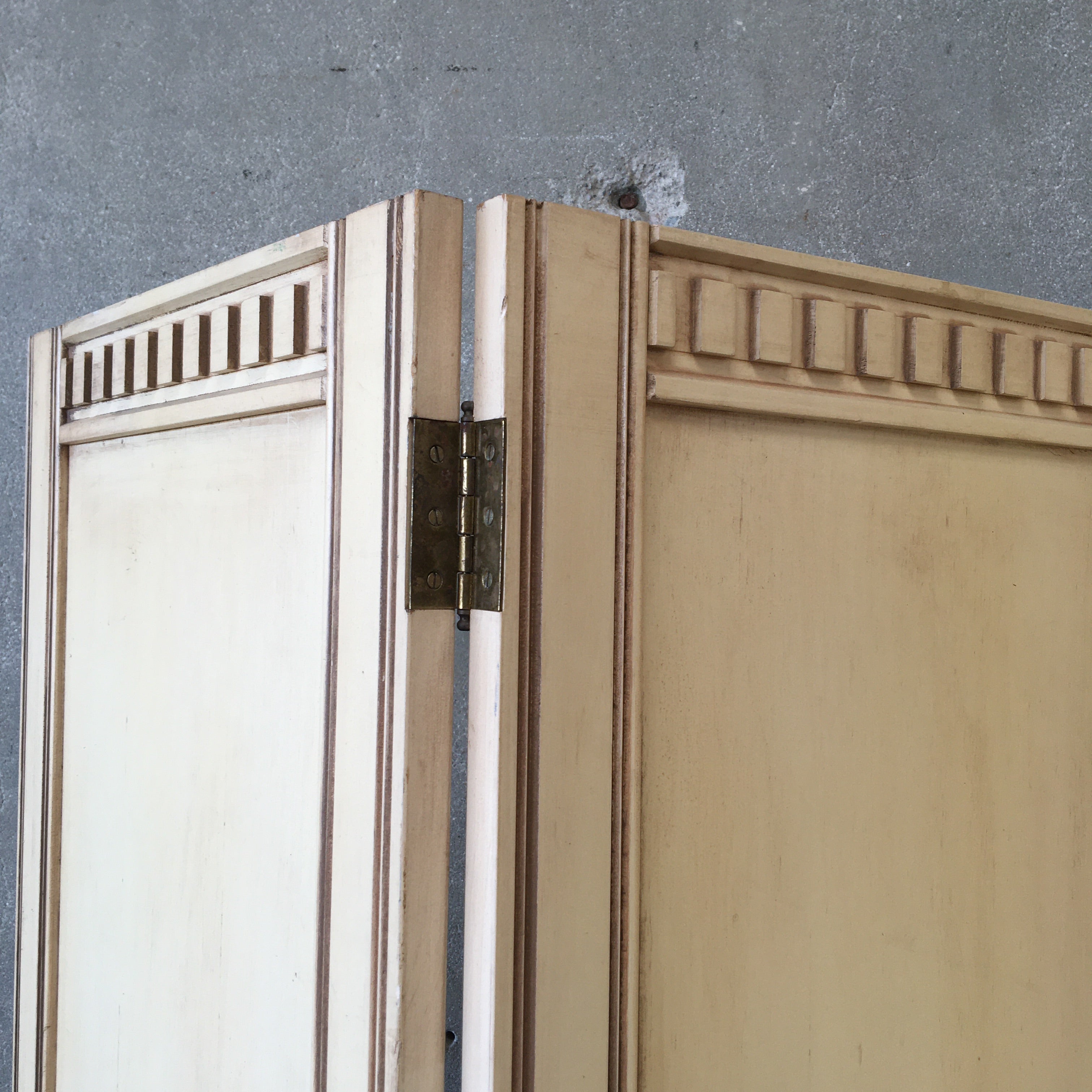 1950's Mid Century Folding Screen Room Divider