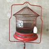 Rare 1920's Hendryx Birdcage with Original Stand in Red