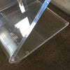 Pair of Lucite Acrylic "Z" End Tables Made by Shlomi Haziza