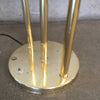 Mid Century Modern Triple Globe Gold Floor Lamp