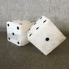 Mid Century Modern Marble Dice Bookends