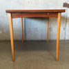 Mid Century Modern Scandiline Teak Dining Table w/Pull Out