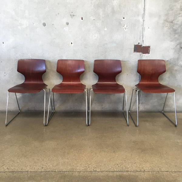 Set of Four Flototto Style Chairs