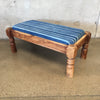 Vintage Reupholstered Bench