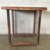 Copper/Wood & Metal Rustic Hand Crafted Artisan Table