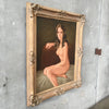 70's Signed Painting of Nude Woman