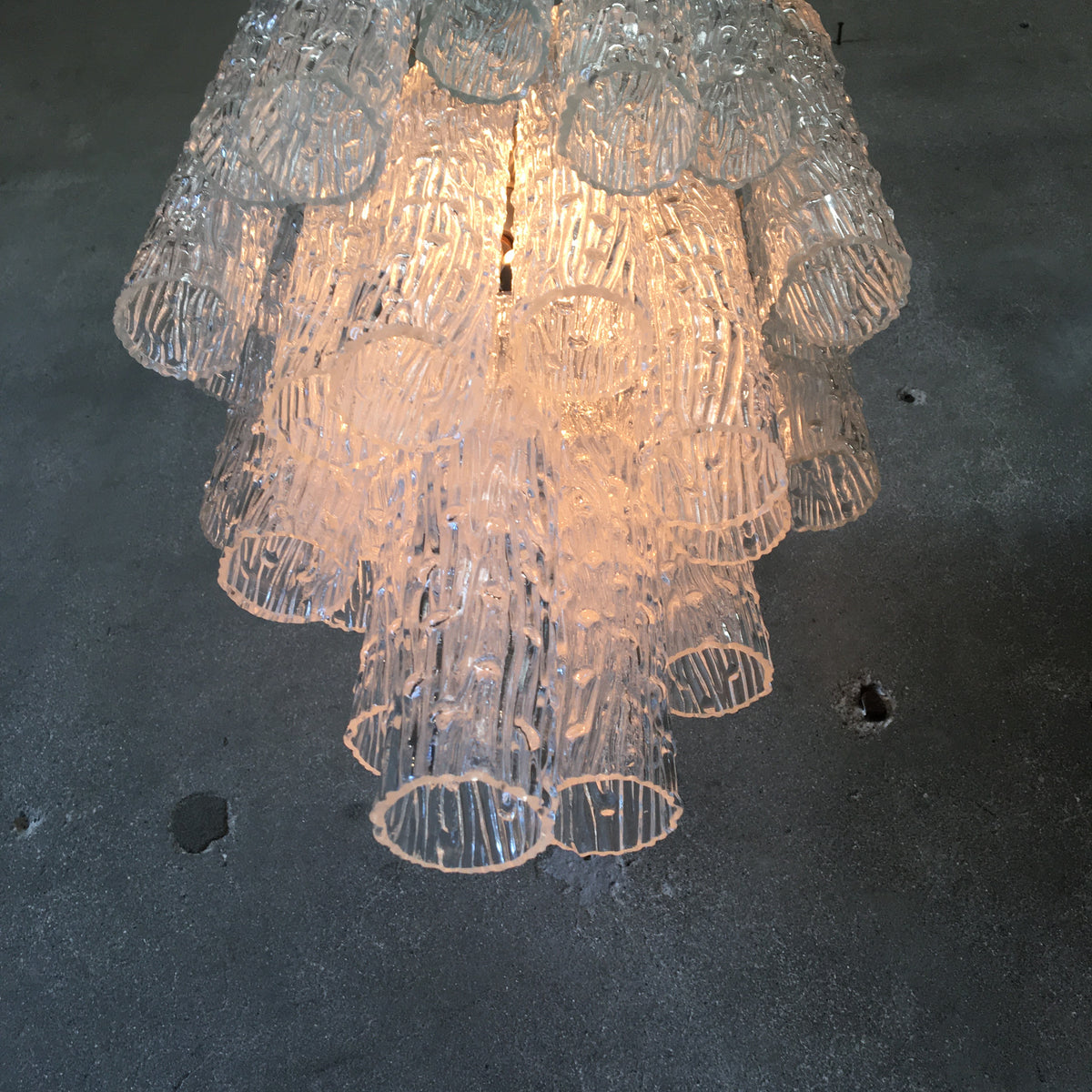 Vintage Murano Italian Glass Chandelier #2