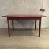 Teak Dining Table with Two Leaves by Henning Kjoernulf for Vejle Stolefabrik