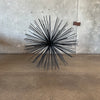 50's Brutalist Sculptural Sea Urchin In Steel Metal Rods