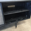 IRA Media Console Cabinet In Solid Wood w/Brass Knobs