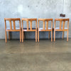 Set of Four Uldum Dining Chairs with Rosewood Inlay