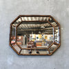 Vintage Faux Bronze Bamboo Mirror