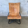 Mid Century Leather Sling Chair by Takeshi Nii - HOLD