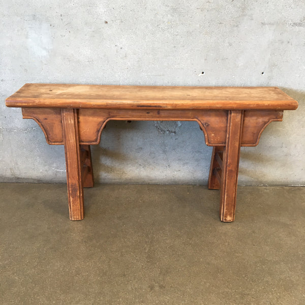 Antique Chinese Altar Table/Bench #1