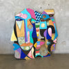 Post Modern Cubism Art Signed By Artist - HOLD