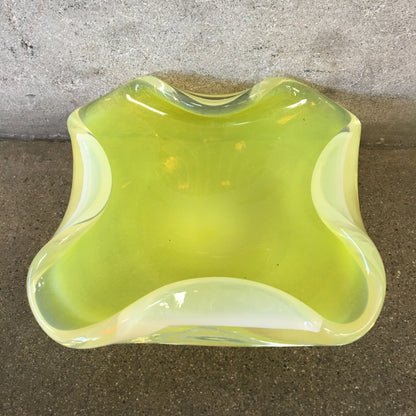 Dew Yellow Murano Glass Bowl