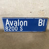 Vintage Avalon Street Sign