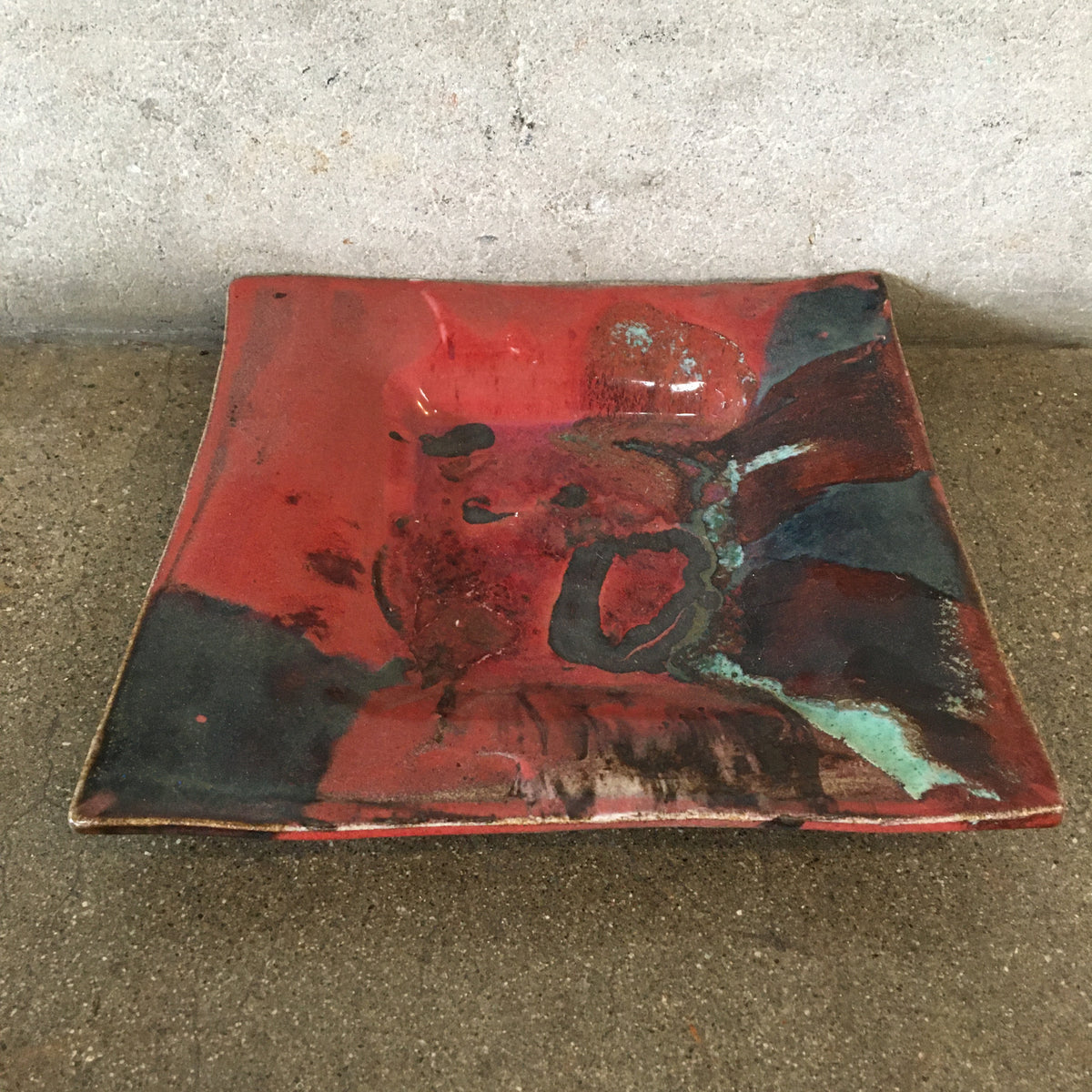 Studio Pottery Platter by Jim Olsen