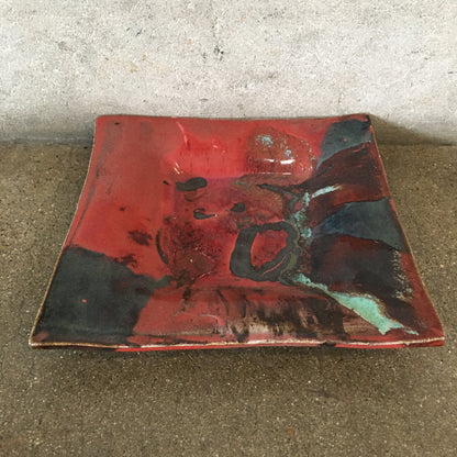 Studio Pottery Platter by Jim Olsen