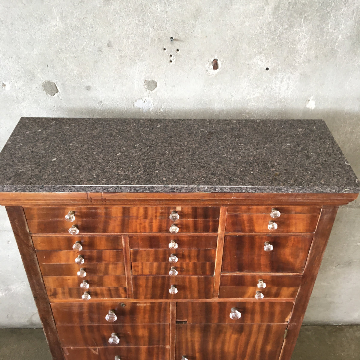 Vintage 1920's Wood Dental Cabinet