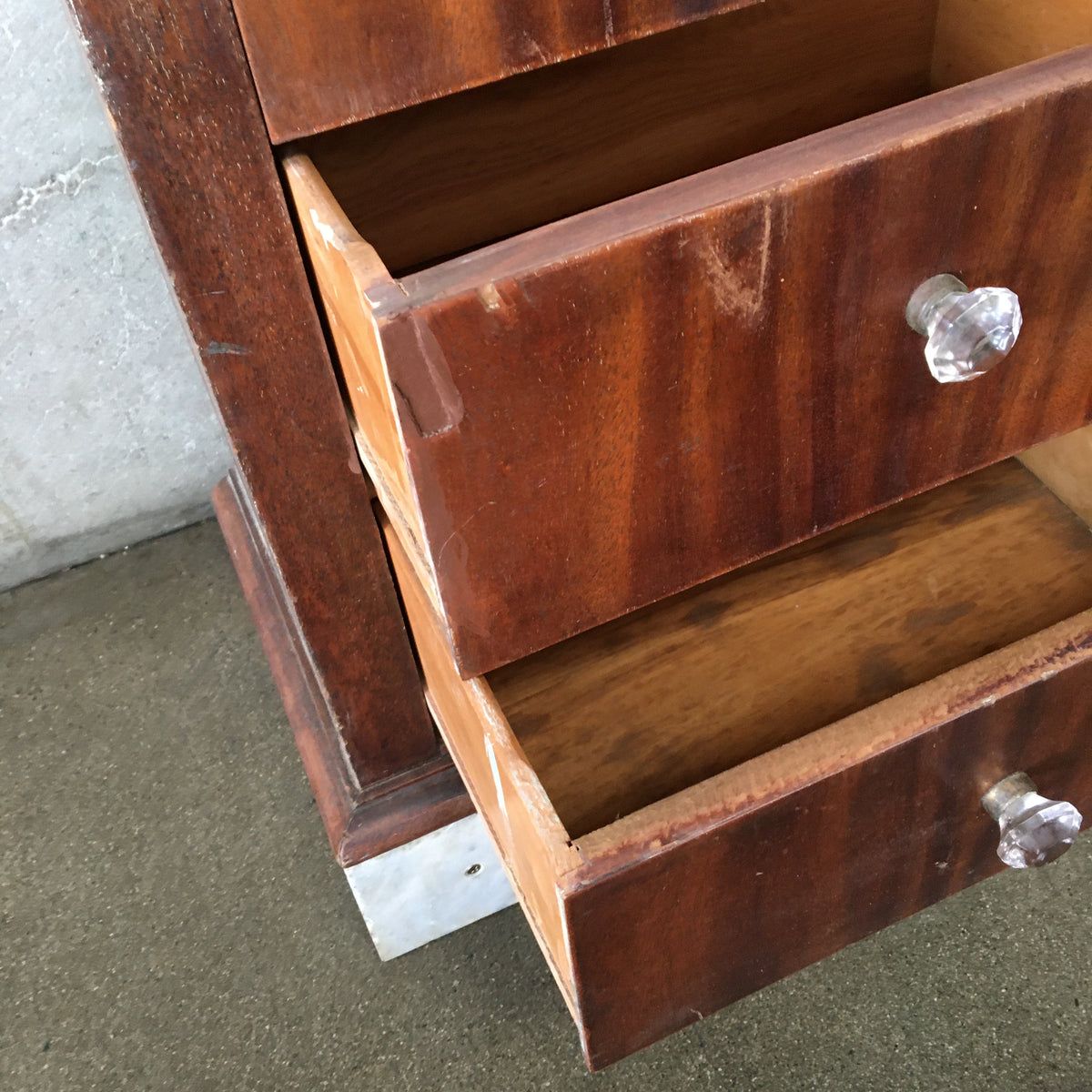 Vintage 1920's Wood Dental Cabinet