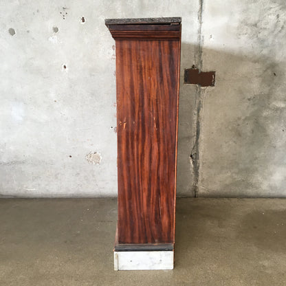 Vintage 1920's Wood Dental Cabinet