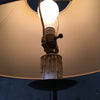 Glass And Iron Table Lamp