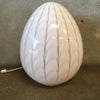 Vintage Italian XL Murano Glass Egg Lamp