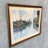 R. Ligeroy French Town Watercolor Print