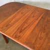 D-Scan Teak Kitchen Table with Butterfly Leaf