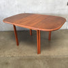 D-Scan Teak Kitchen Table with Butterfly Leaf