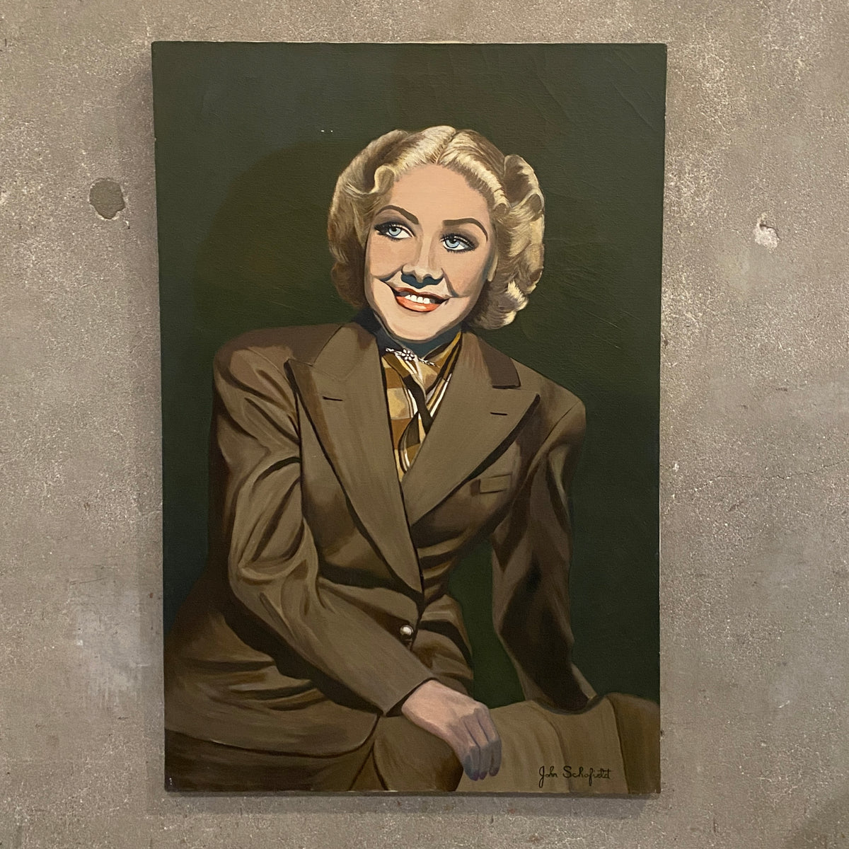 Vintage Signed Portrait